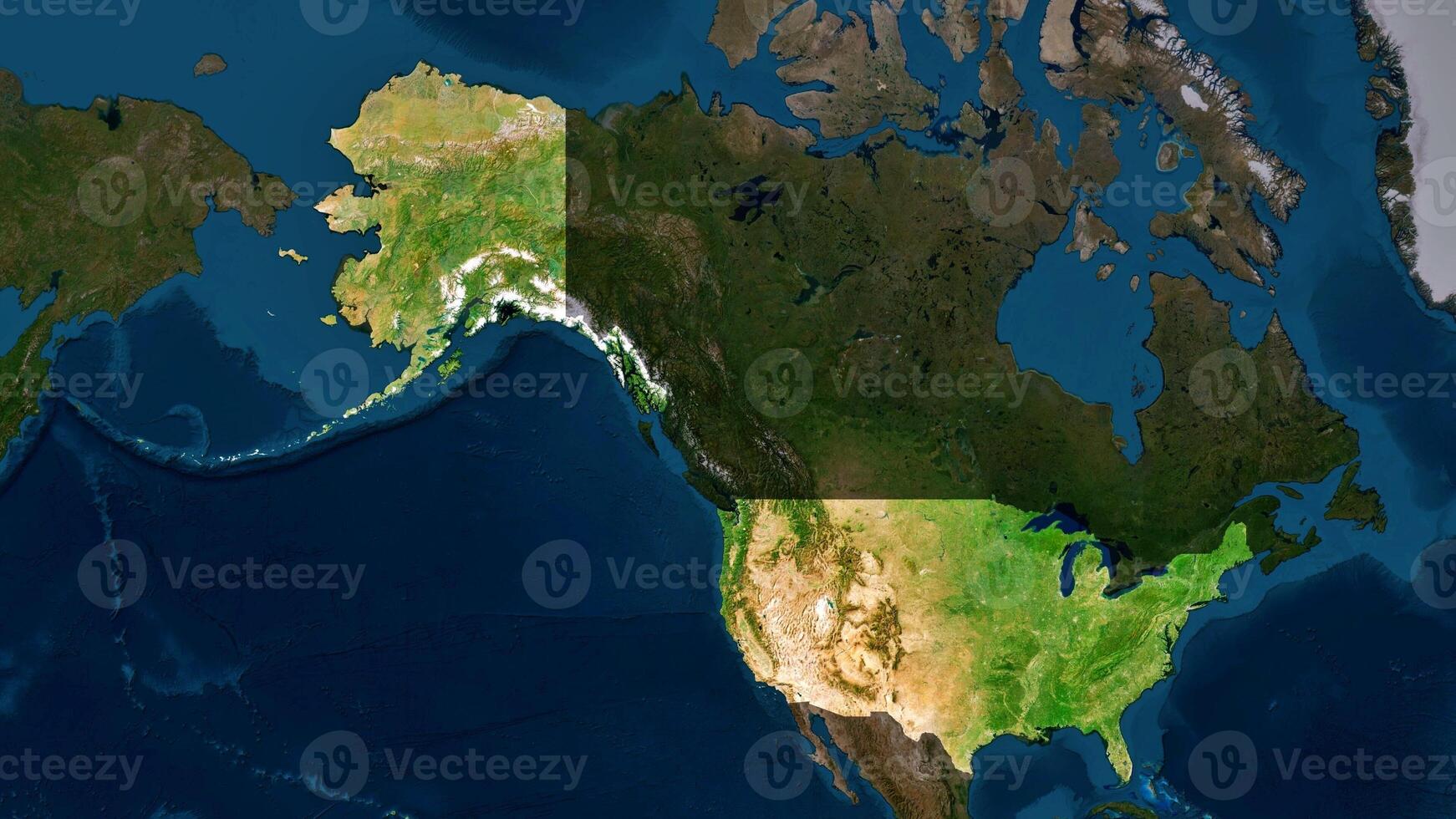 4K United States of America Territory Map, High Resolution Satellite View, Widescreen 4K Resolution photo