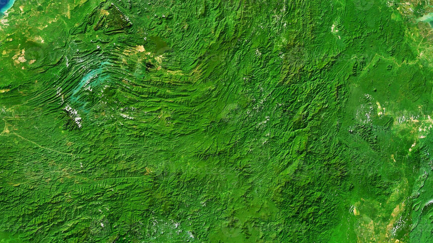 4K Amazing Scenic in China Map, High Resolution Satellite View With No Border, Widescreen 4K Resolution photo