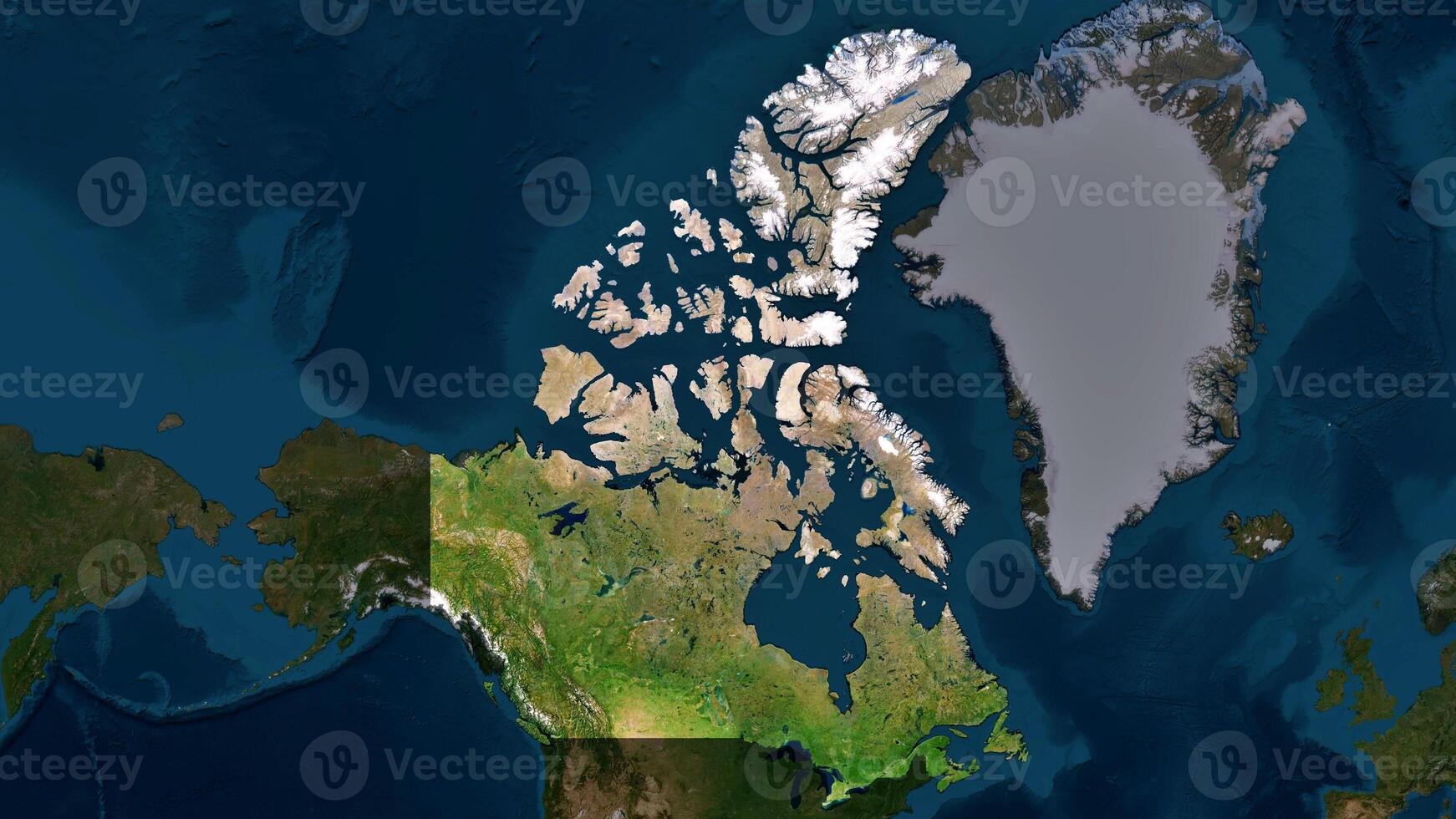 4K Canada Territory Map, High Resolution Satellite View, Widescreen 4K Resolution photo