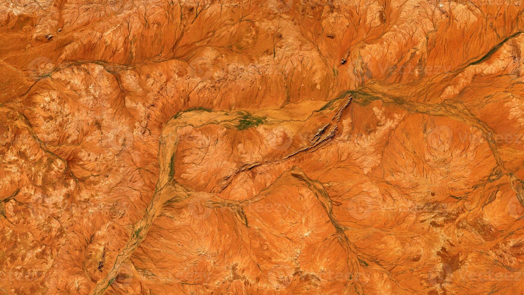 4K East Murchison West Australia Map, High Resolution Satellite View With No Border, Widescreen 4K Resolution photo