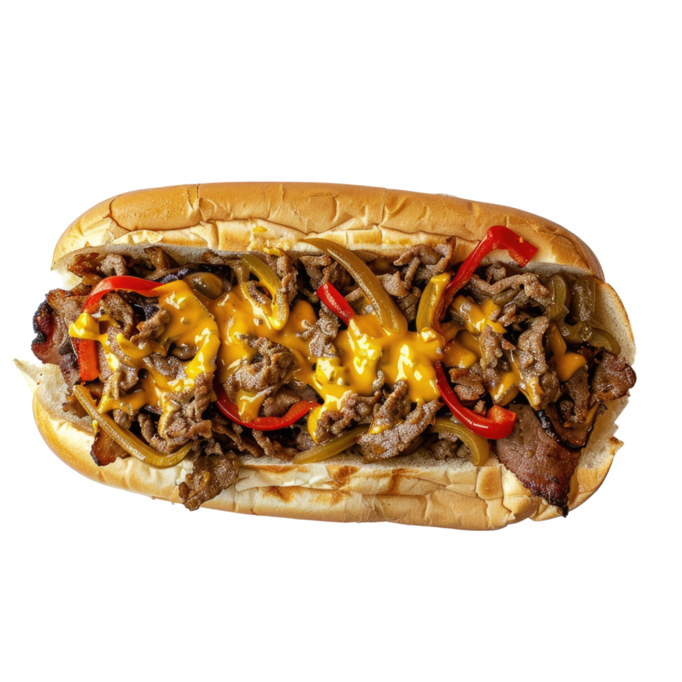 Philly cheese steak transparent background png