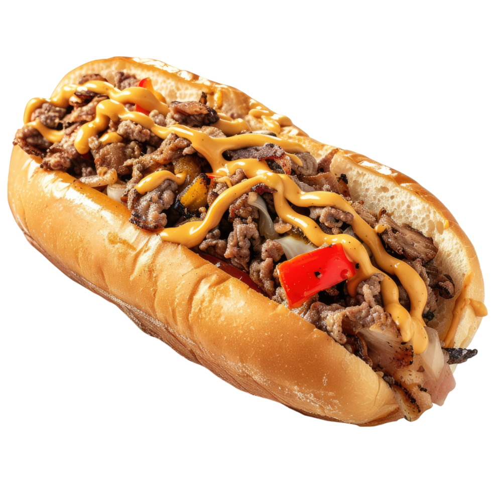 Philly cheese steak transparent background png