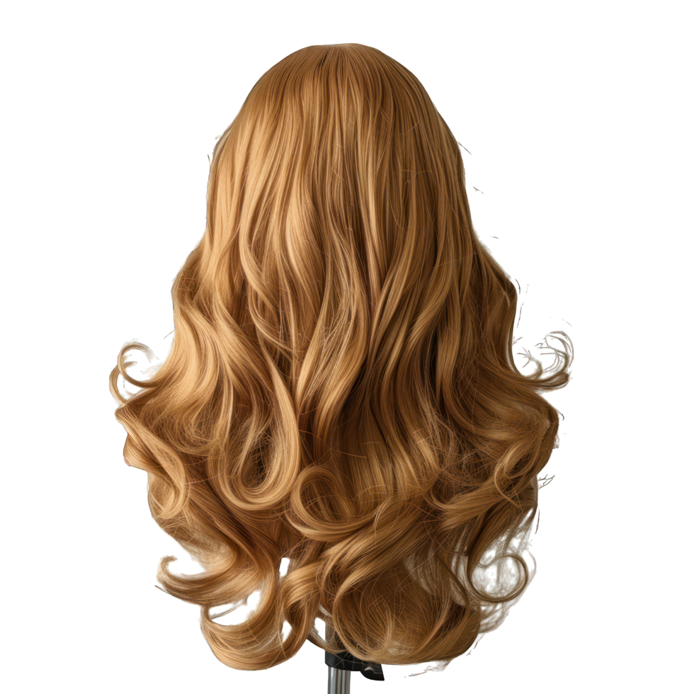woman blonde hair wig transparent background png