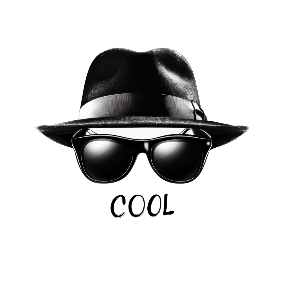 glasses on a hat transparent background png