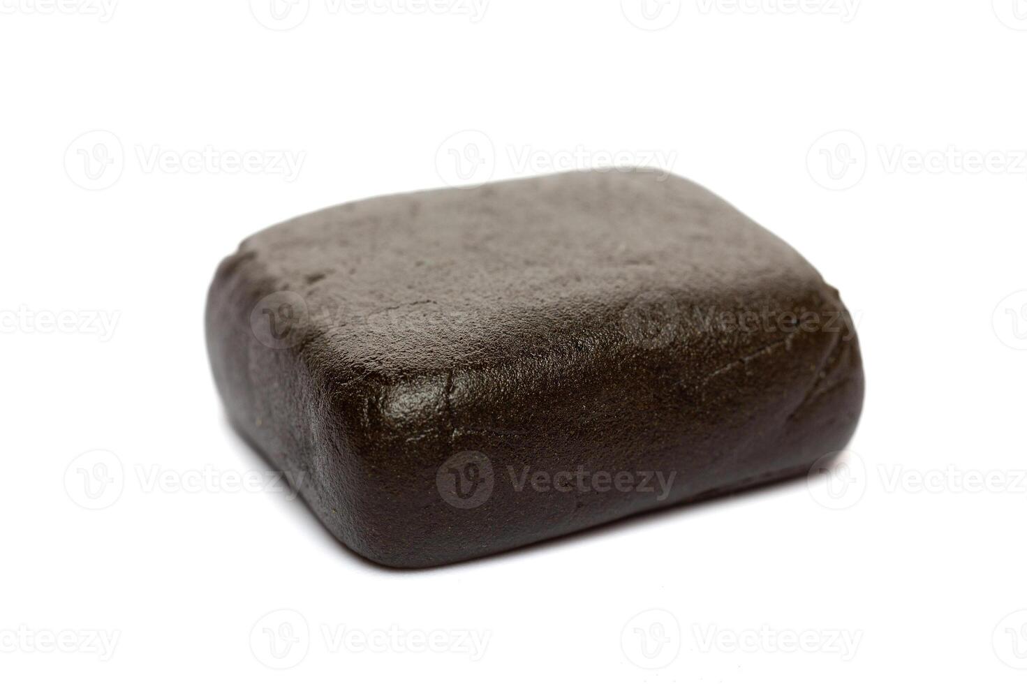 Hashish isolated on white background photo