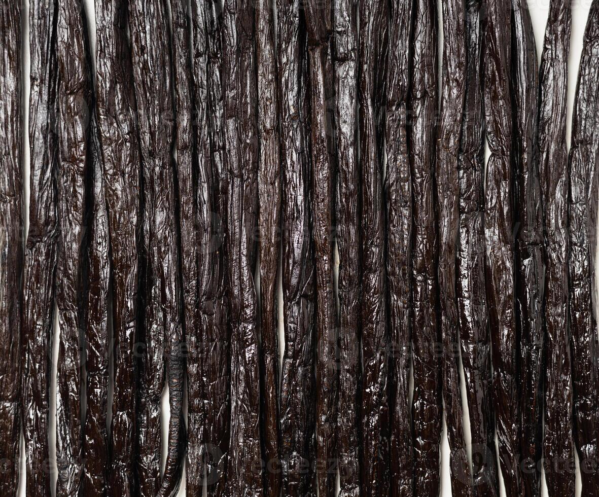 Vanilla beans texture. photo