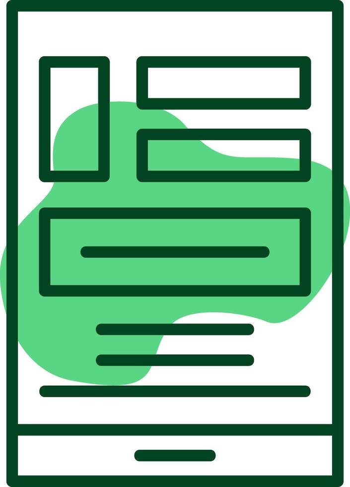 Mobile Phones Outline Style Icon vector