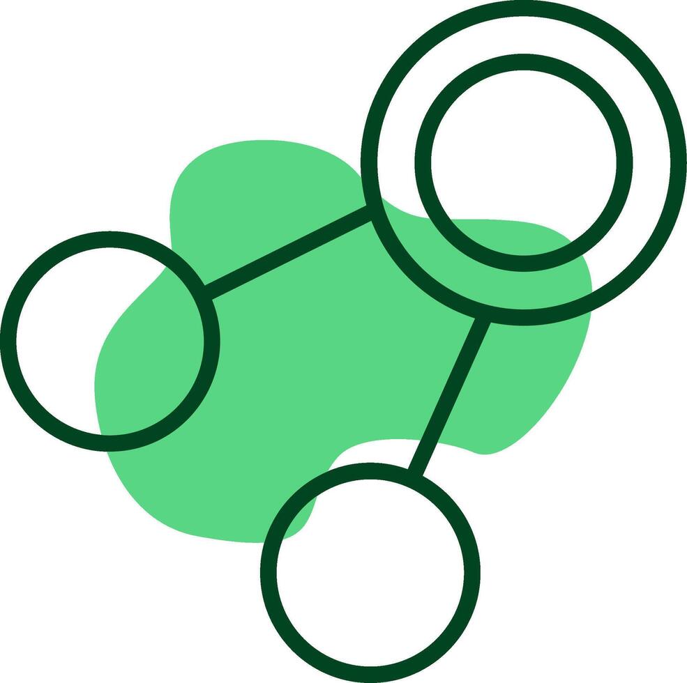 Share Outline Style Icon vector