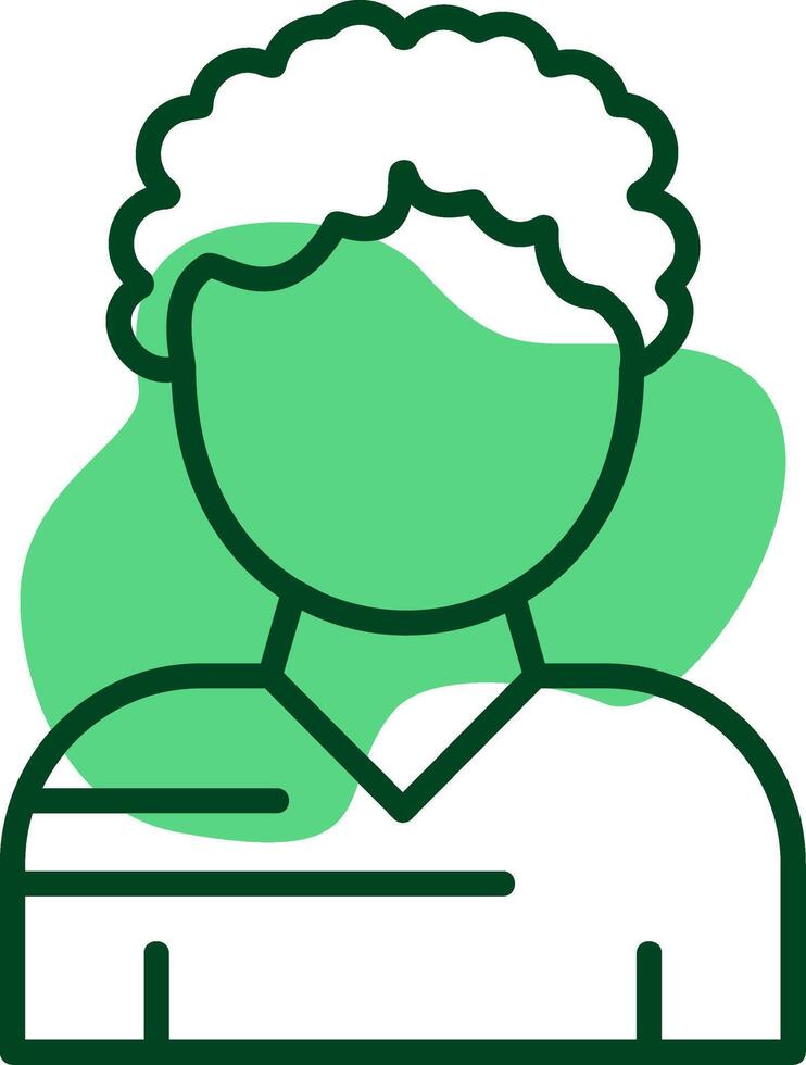 User Outline Style Icon vector