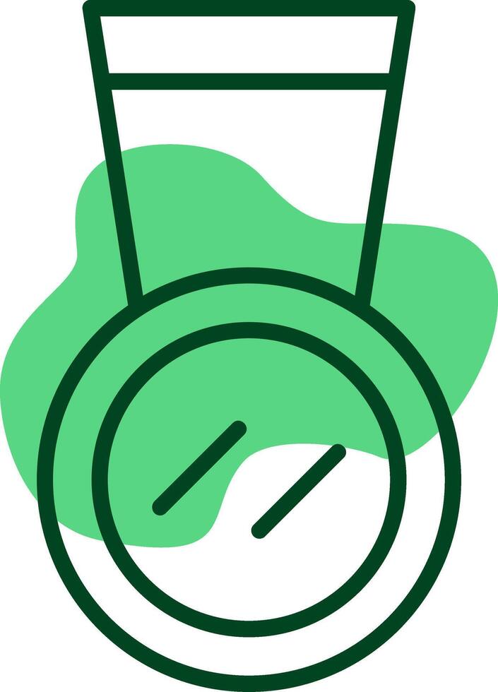 Medal Outline Style Icon vector