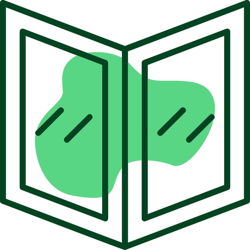 Book Outline Style Icon vector