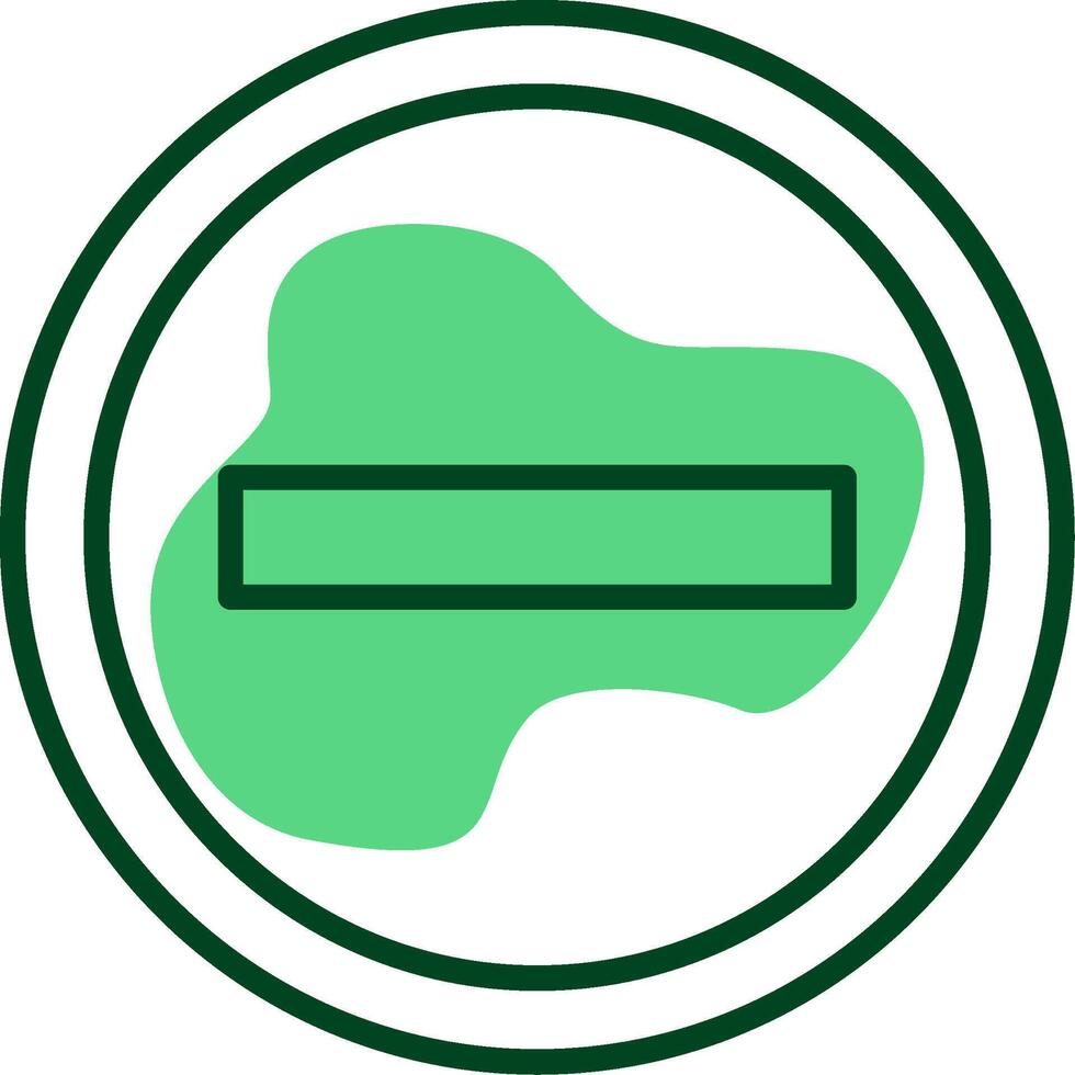 Remove Outline Style Icon vector