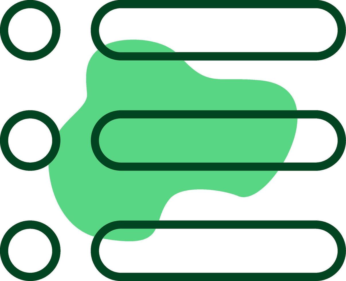 Menu Outline Style Icon vector