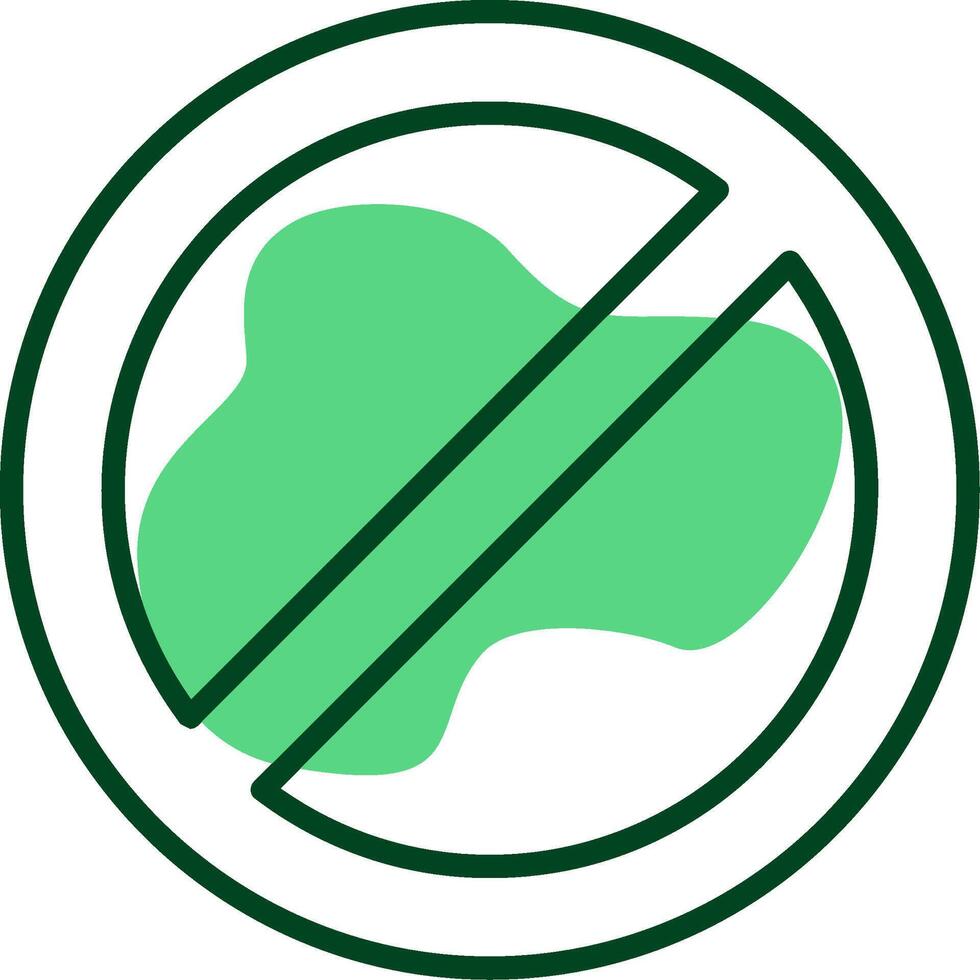 Banned Outline Style Icon vector