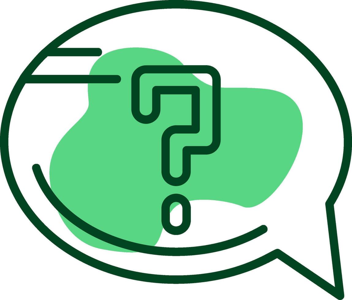 Help Outline Style Icon vector
