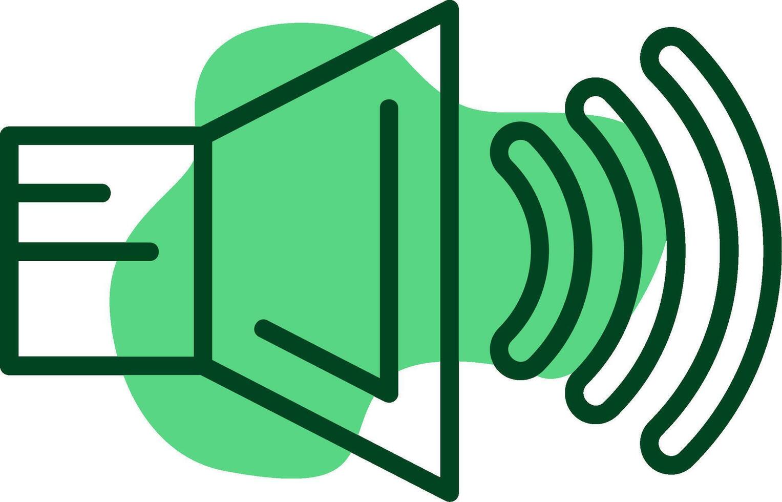 Volume Outline Style Icon vector