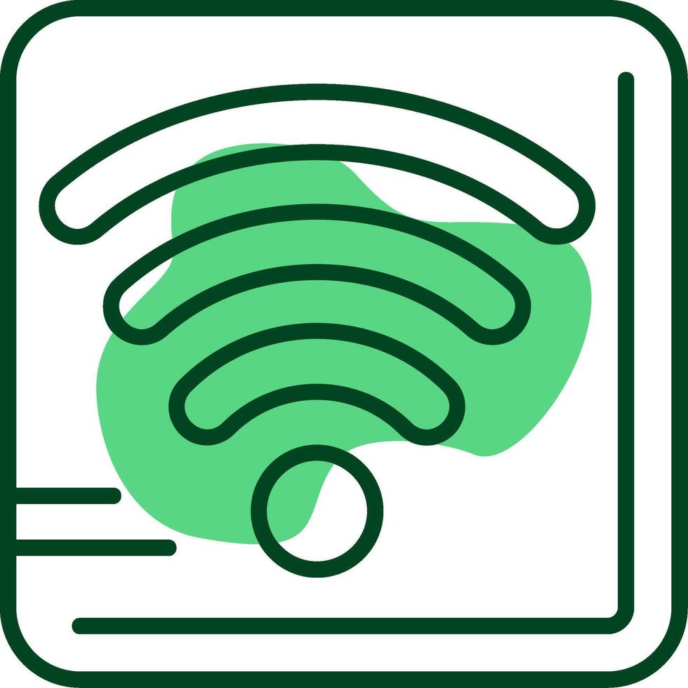 Wi-Fi Outline Style Icon vector