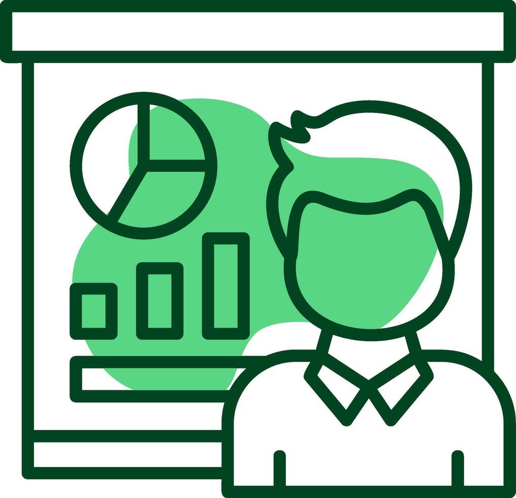 Briefing Outline Style Icon vector