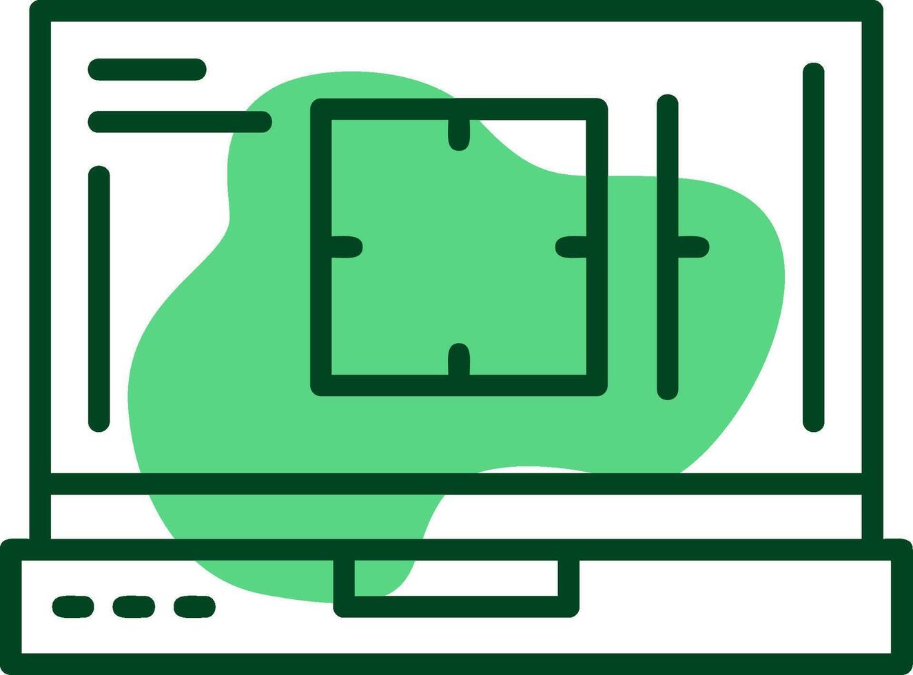 Camera Outline Style Icon vector