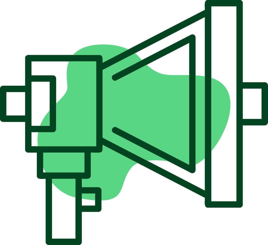 Megaphone Outline Style Icon vector