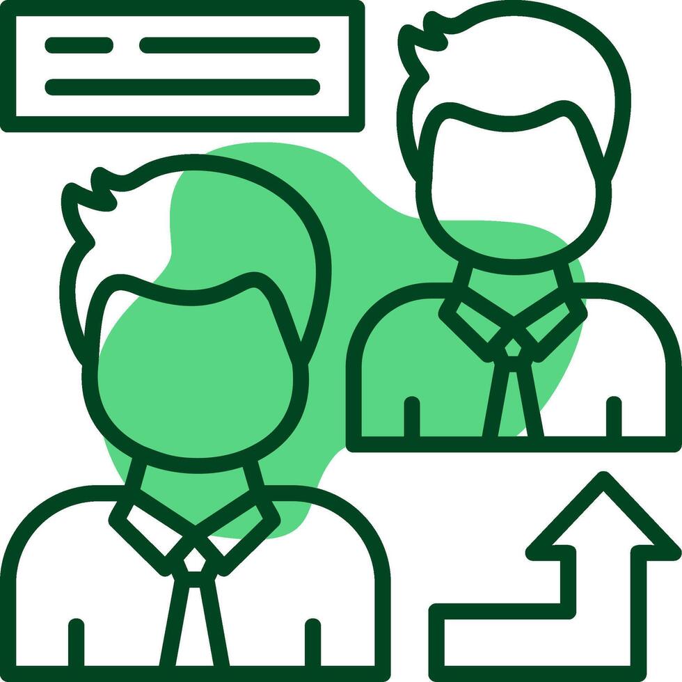Referral Outline Style Icon vector
