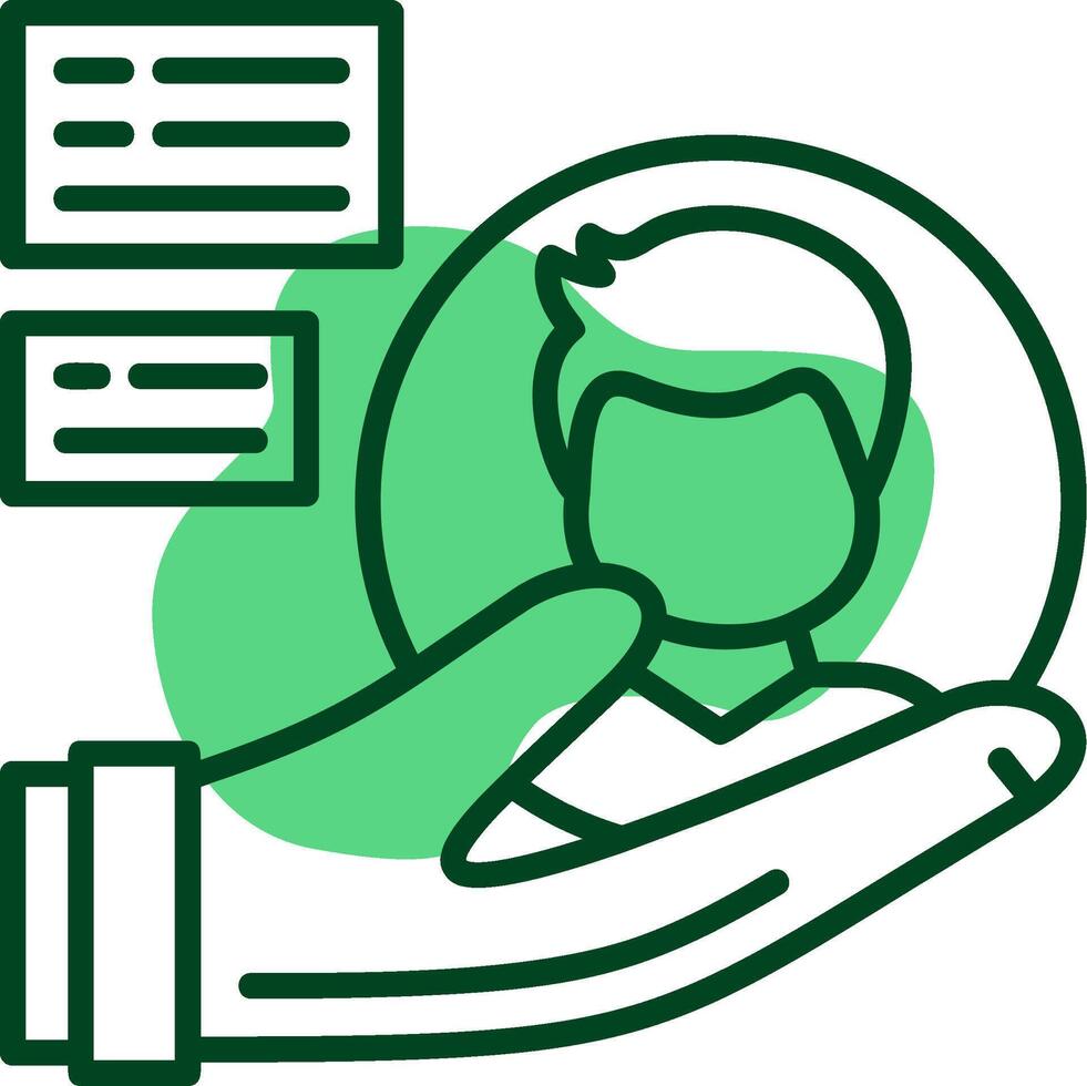 Inclusion Outline Style Icon vector