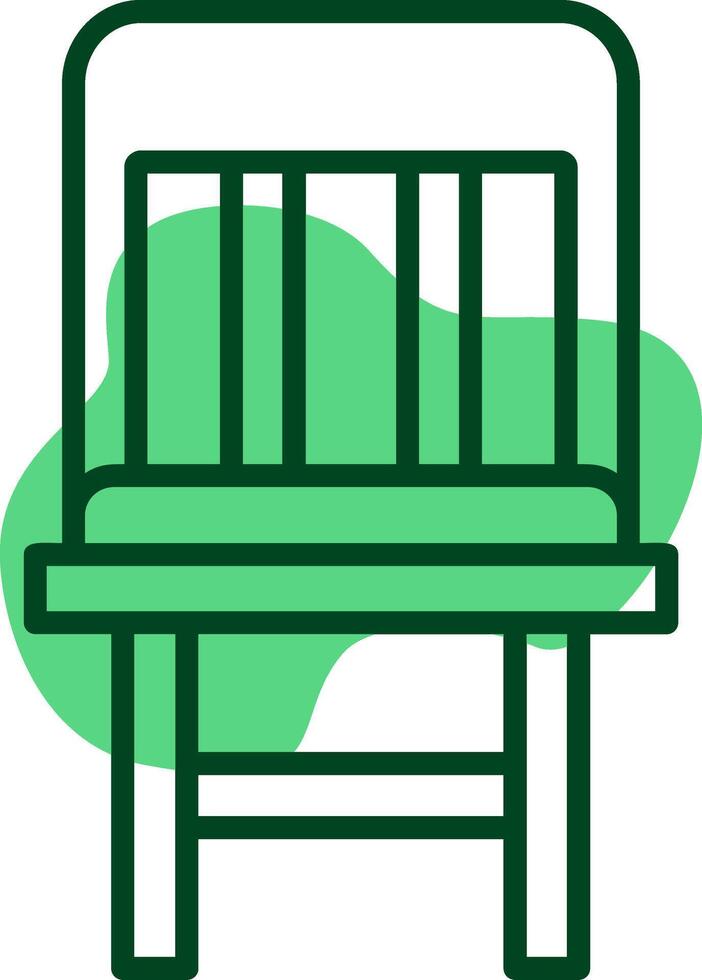 Chair Outline Style Icon vector