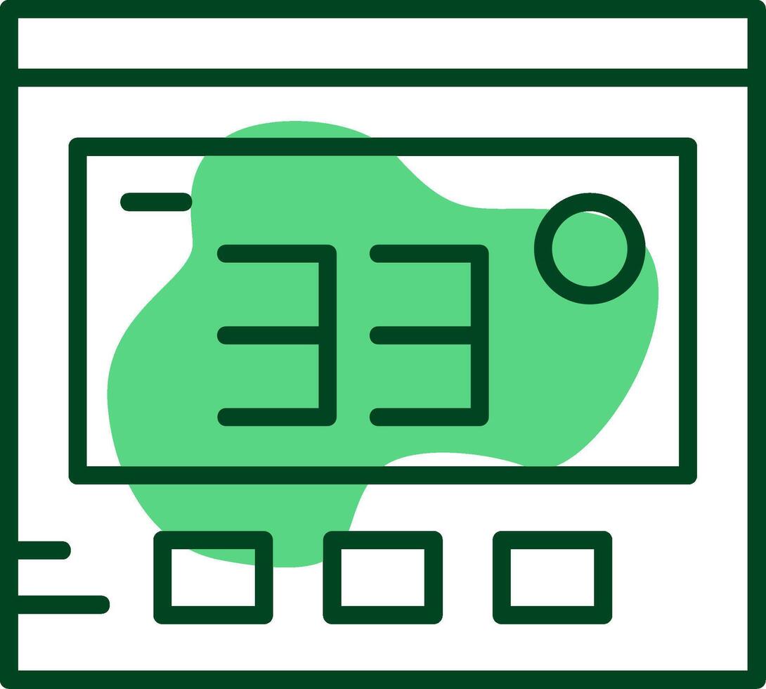 Thermostat Outline Style Icon vector