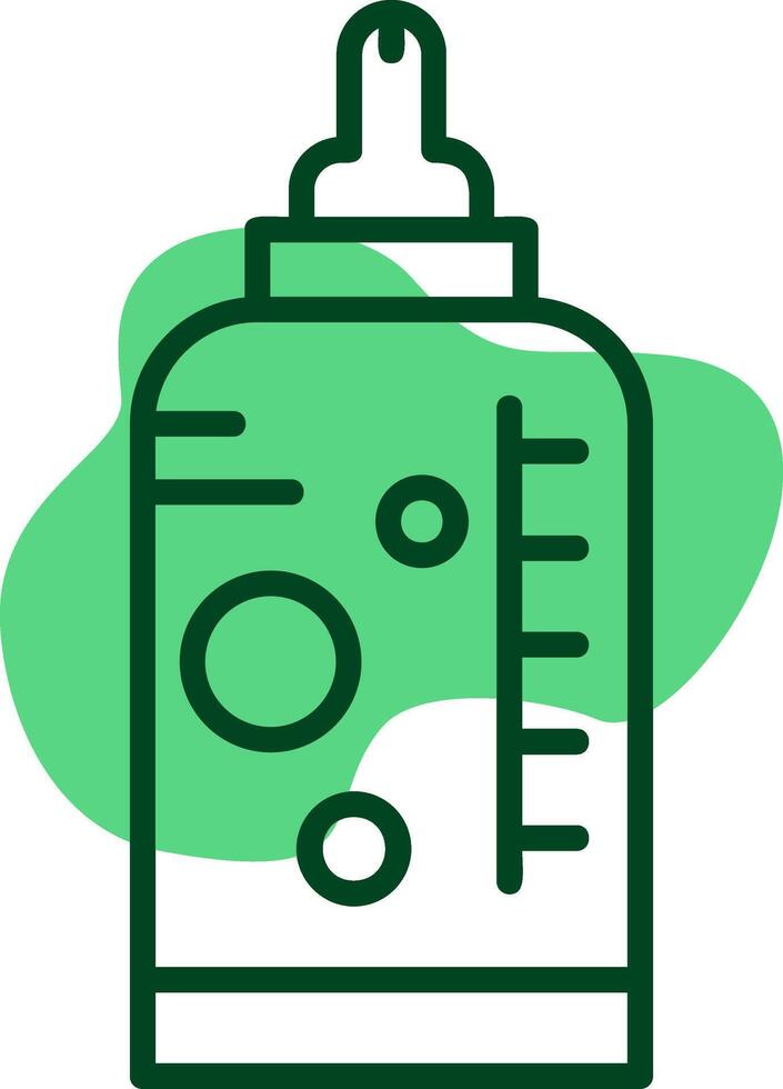 Baby bottle Outline Style Icon vector
