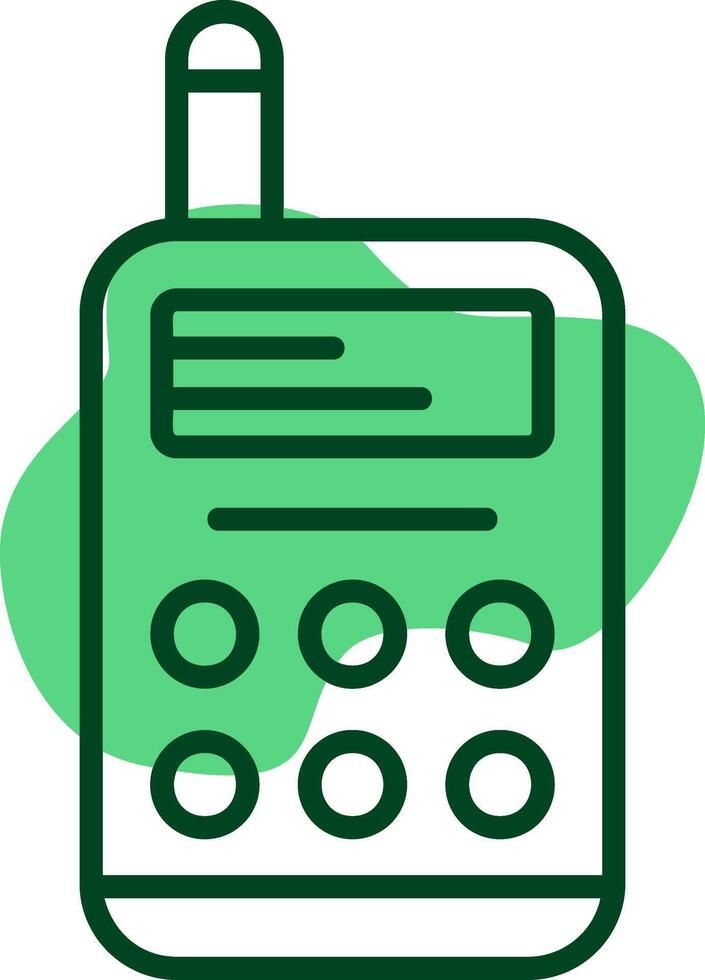 Baby monitor Outline Style Icon vector