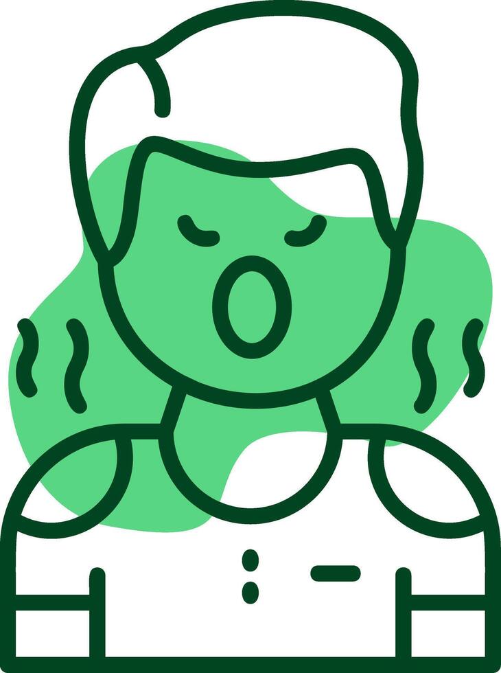 Hostility Outline Icon Style vector