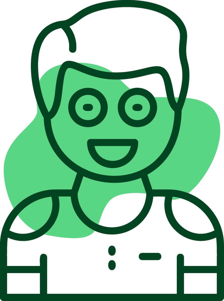 Enthusiasm Outline Icon Style vector