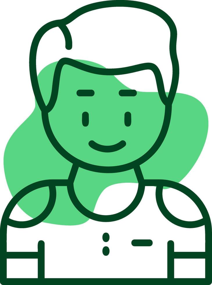 Satisfaction Outline Icon Style vector