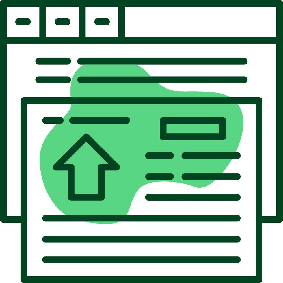 Redirect Outline Icon Style vector