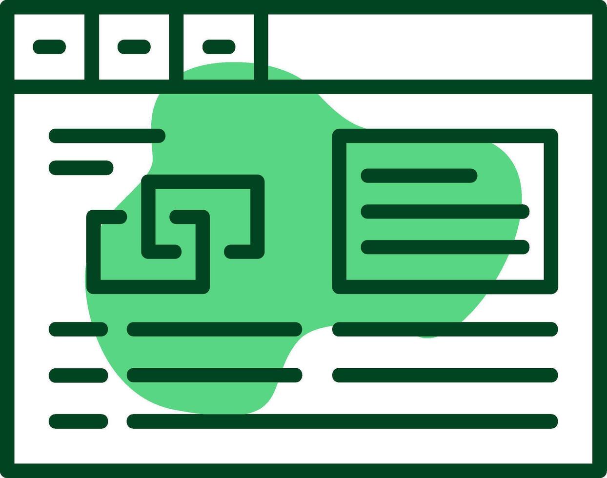 Link building Outline Icon Style vector