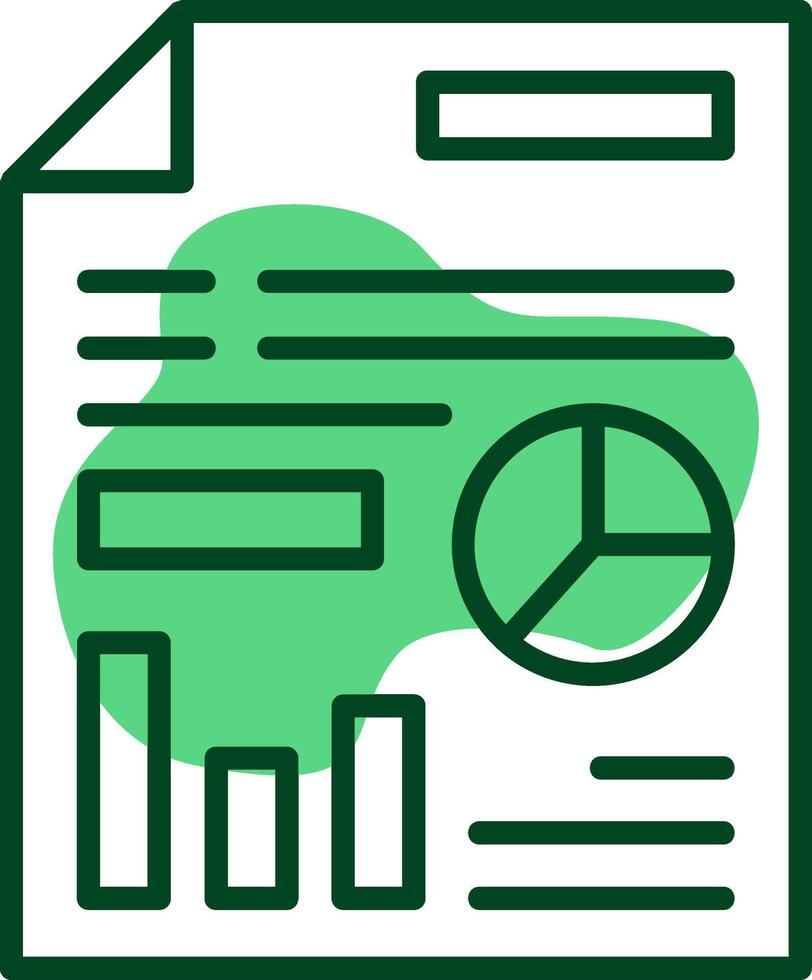 SEO report Outline Icon Style vector