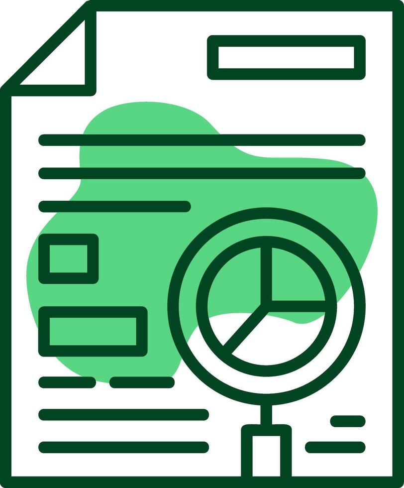 SEO audit Outline Icon Style vector