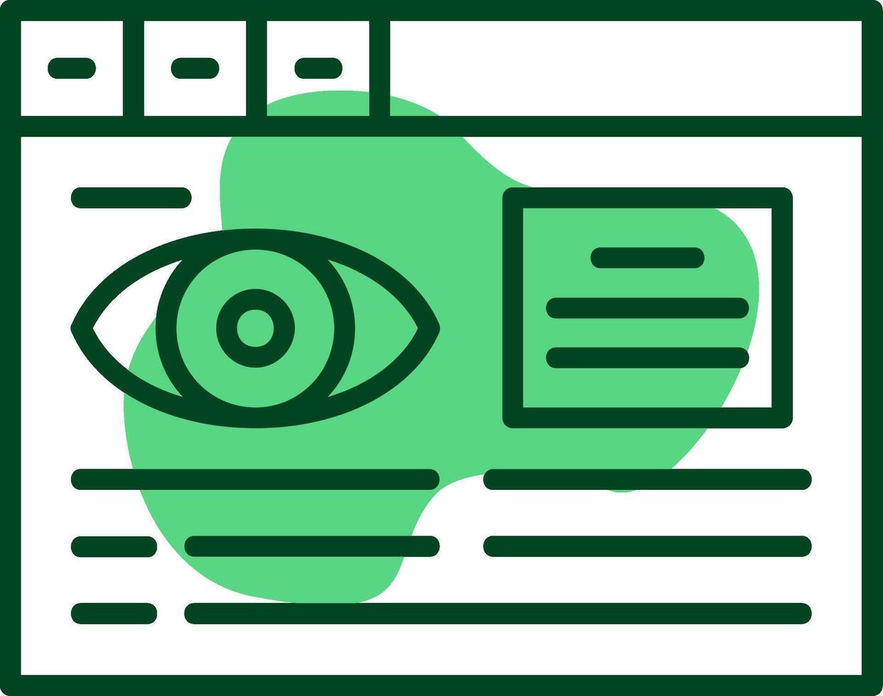 Session duration Outline Icon Style vector