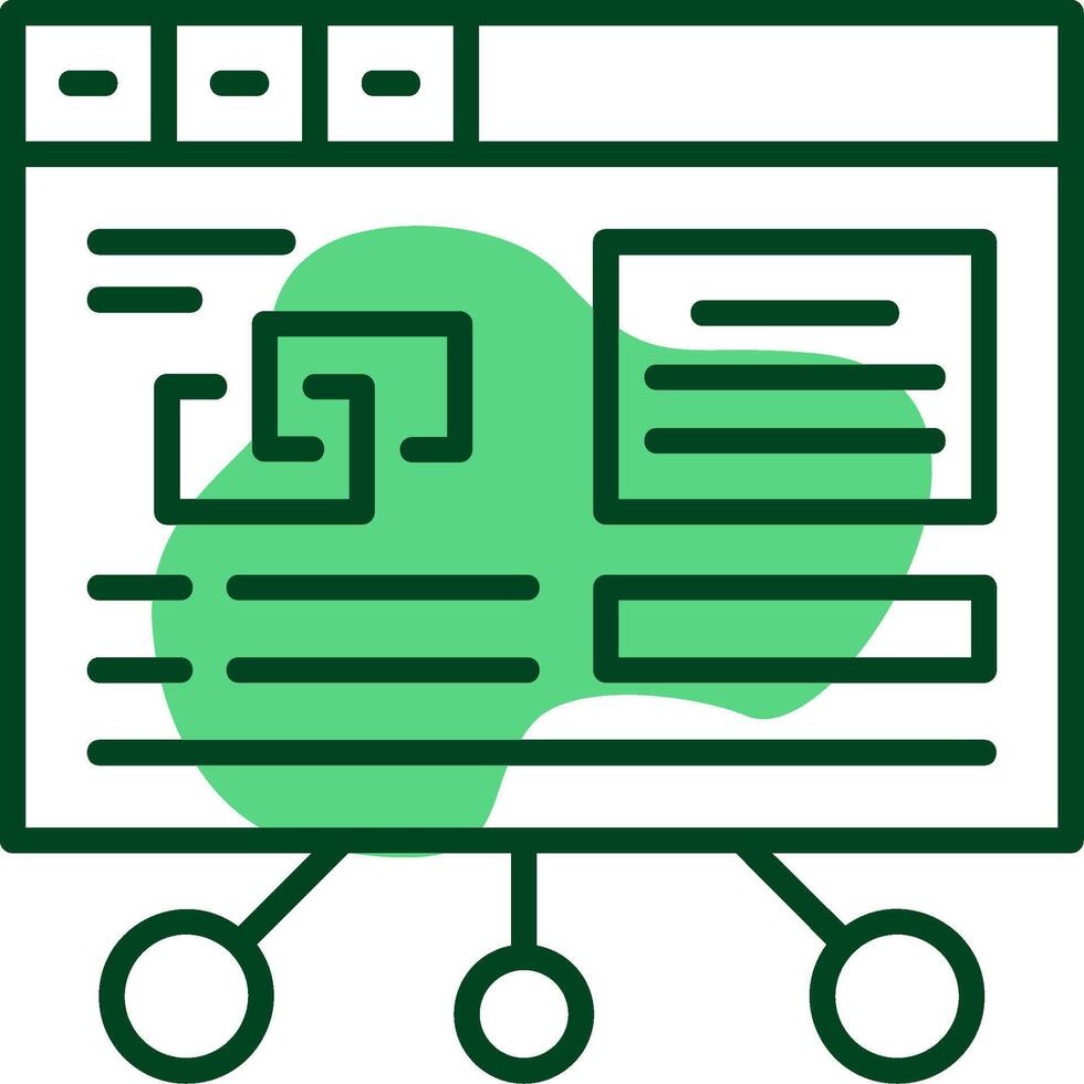 Content writer Outline Icon Style vector