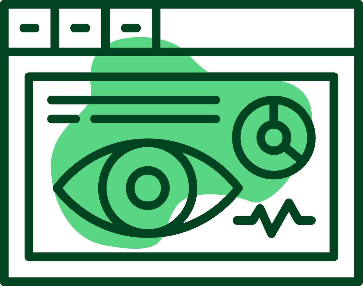 Ad campaign Outline Icon Style vector