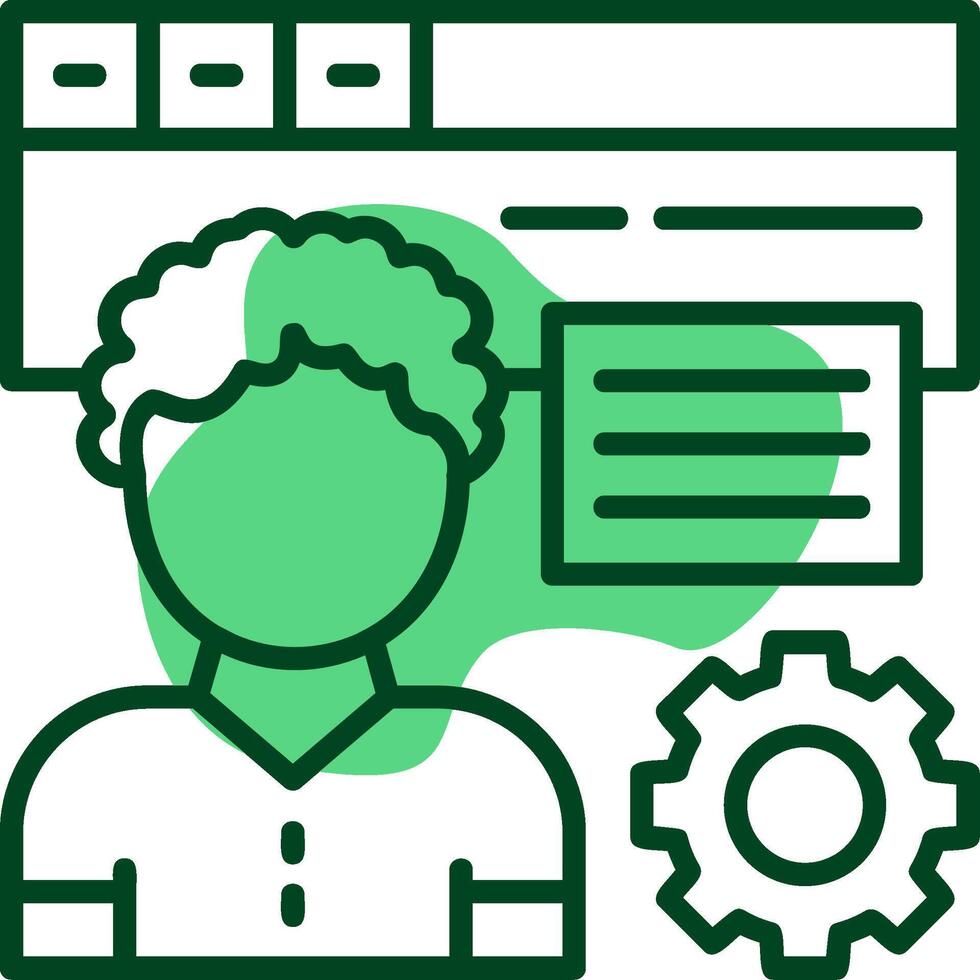 Link outreach Outline Icon Style vector