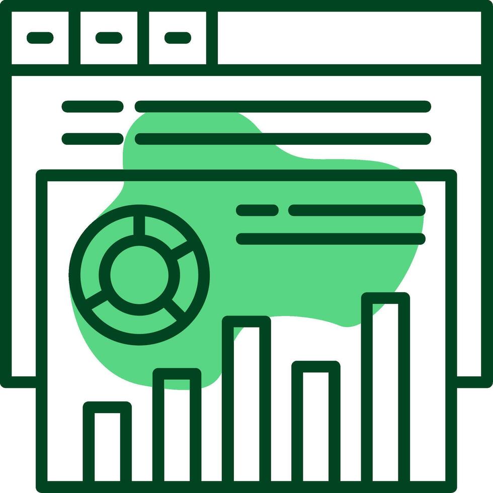 Click fraud Outline Icon Style vector