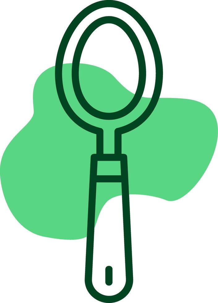 Spoon Outline Style Icon vector