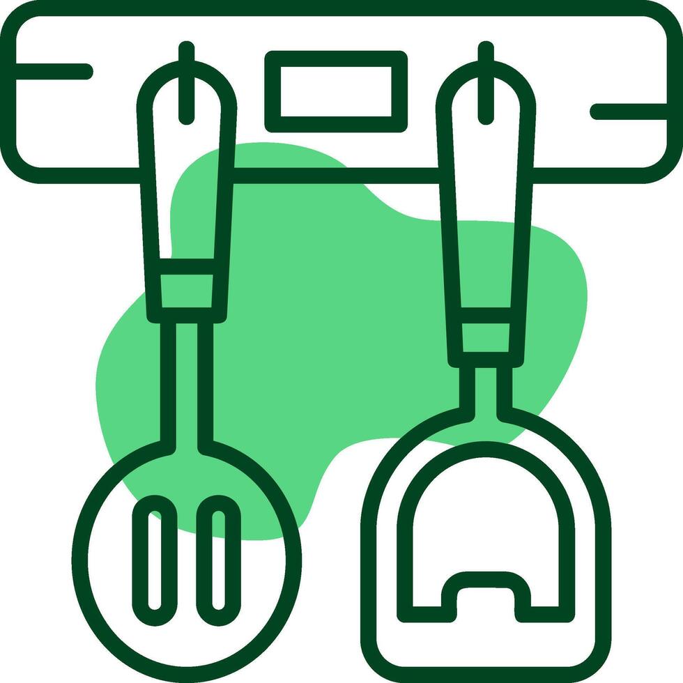 Rack Outline Style Icon vector