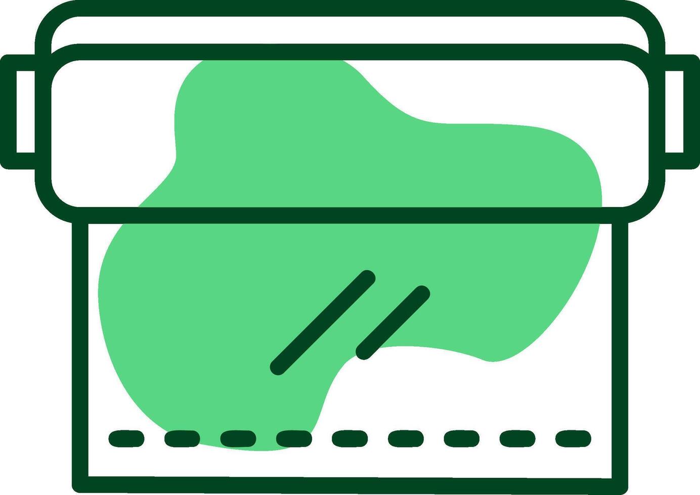 Cling Film Outline Style Icon vector