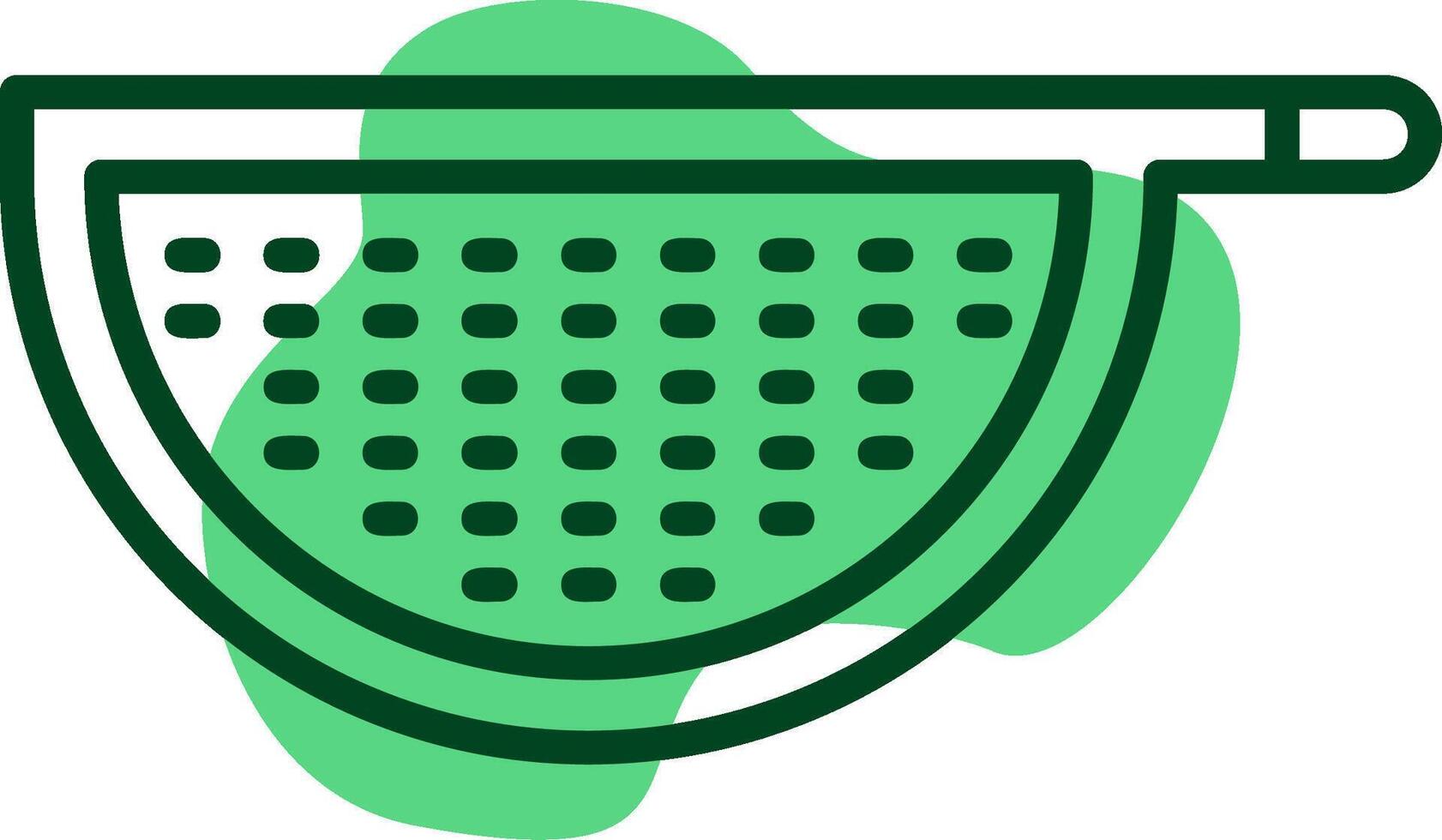 Strainer Outline Style Icon vector