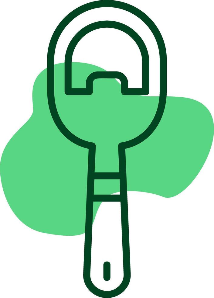 Bottle opener Outline Style Icon vector
