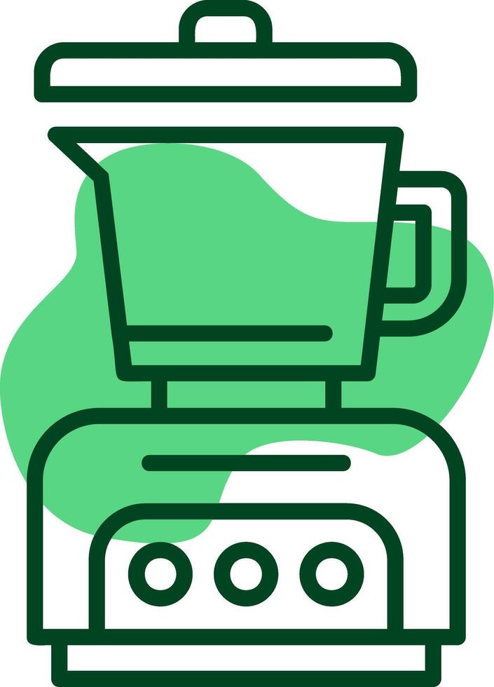 Mixer blender Outline Style Icon vector