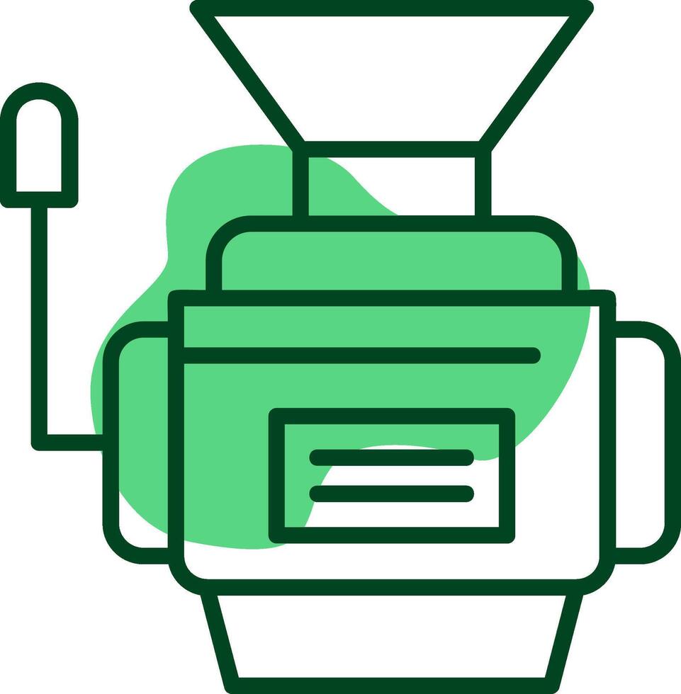 Meat grinder Outline Style Icon vector