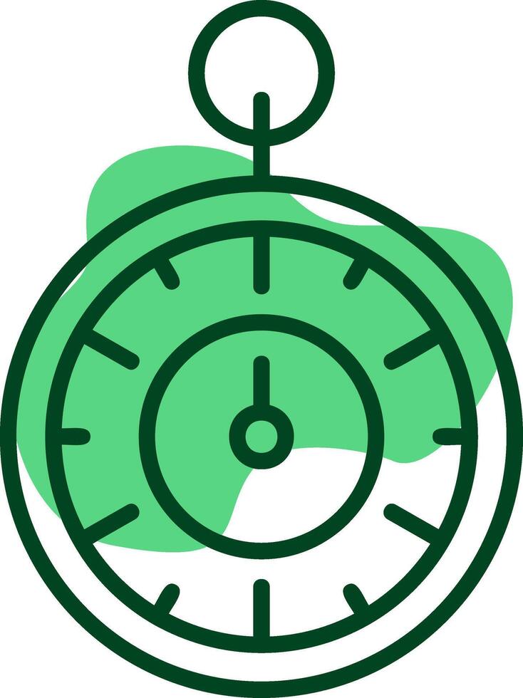 Timer Outline Style Icon vector